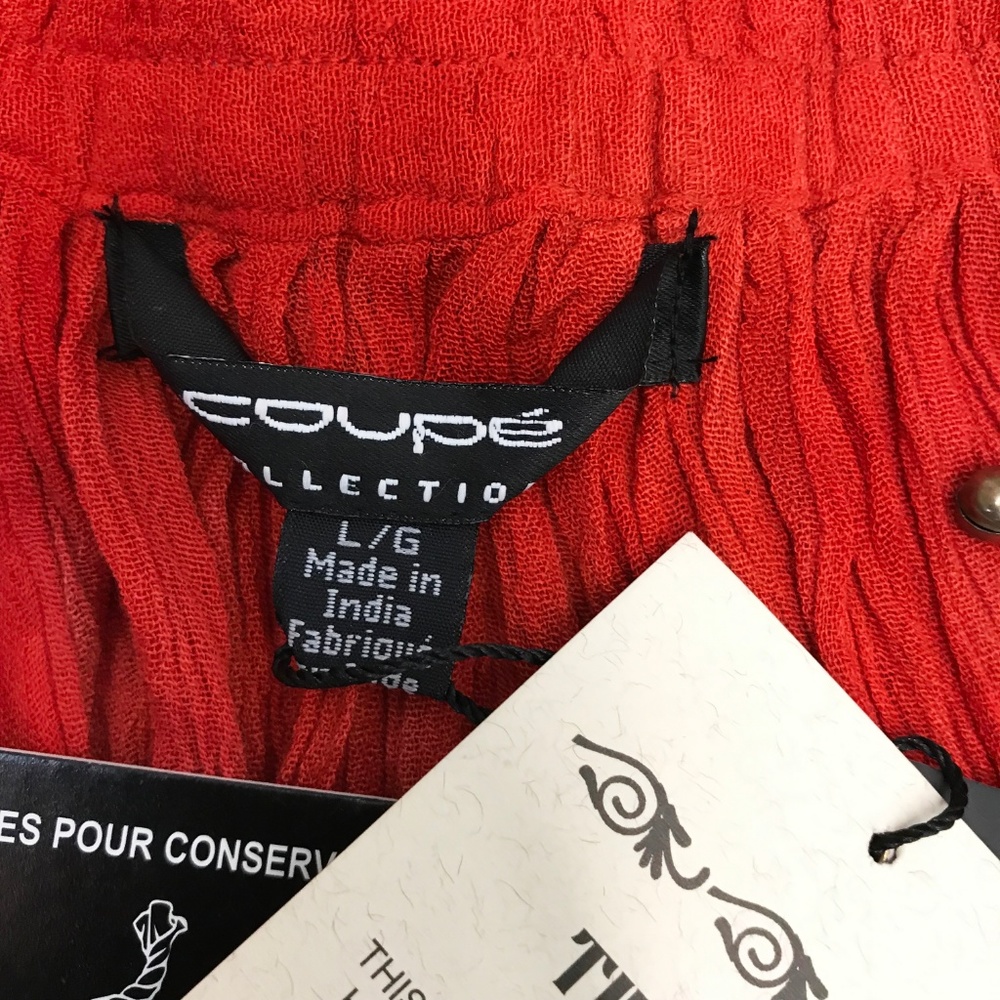 Coupe NWT Boho Tie Dye Gypsy Maxi Skirt L XL - Picture 6 of 6